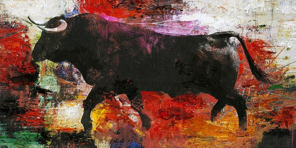 Bull art print by Design Fabrikken for $57.95 CAD