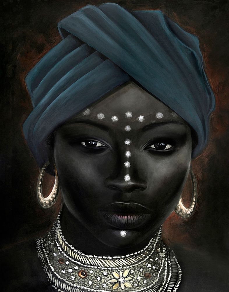 Star of Africa Blue art print by Design Fabrikken for $57.95 CAD