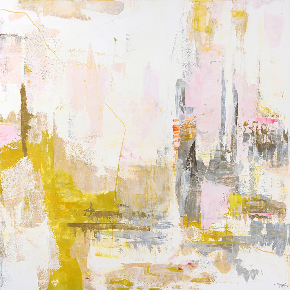 New Age Yellow 1 art print by Design Fabrikken for $57.95 CAD