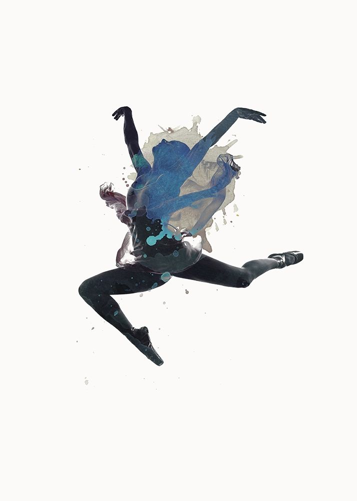 Ballerina Floating art print by Design Fabrikken for $57.95 CAD