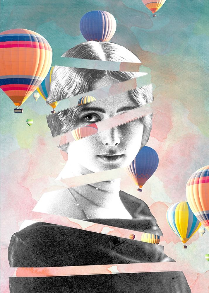 Cleo De Merode Baloons art print by Design Fabrikken for $57.95 CAD