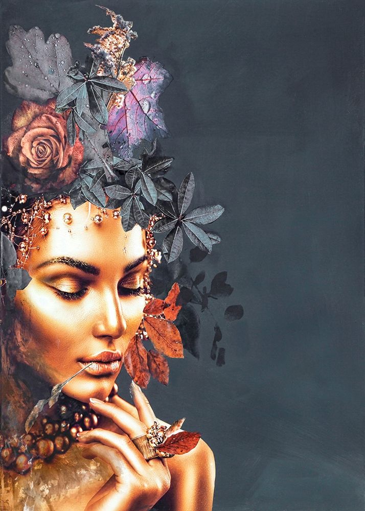 Gold Couture 1 art print by Design Fabrikken for $57.95 CAD