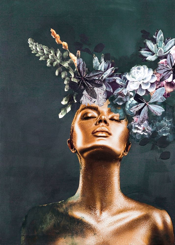 Gold Couture 2 art print by Design Fabrikken for $57.95 CAD