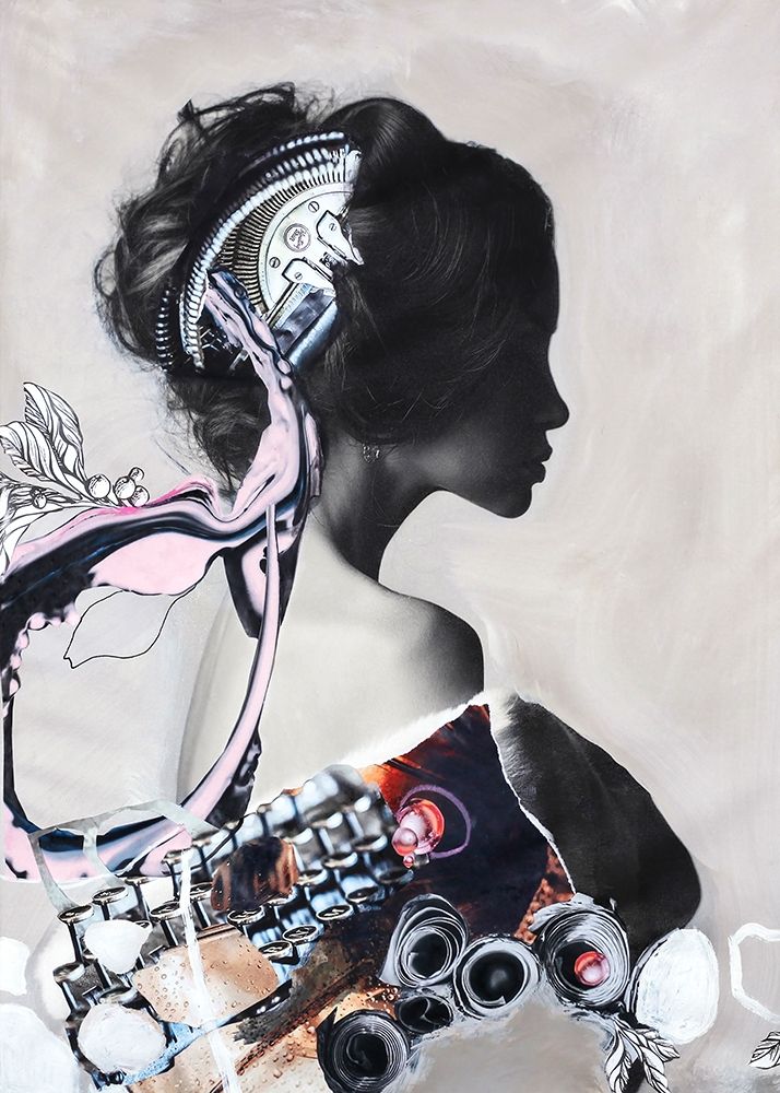 Pink Fluence 1 art print by Design Fabrikken for $57.95 CAD