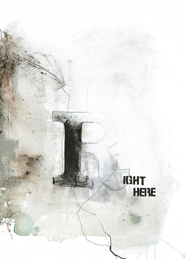 Right Here art print by Design Fabrikken for $57.95 CAD