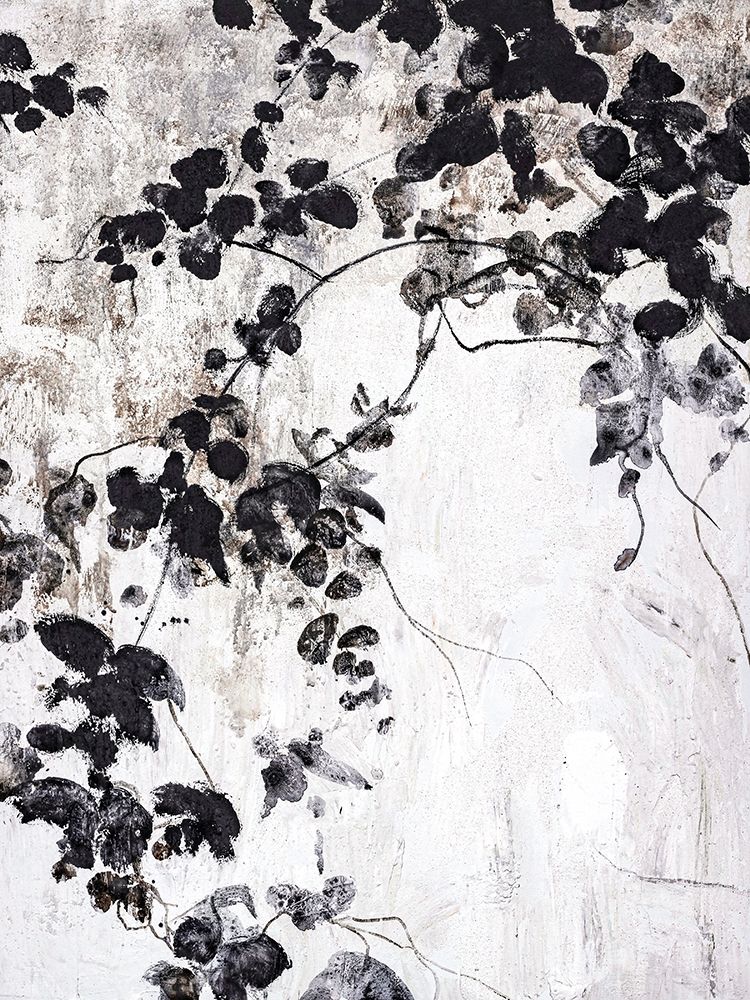 Black Leaves art print by Design Fabrikken for $57.95 CAD