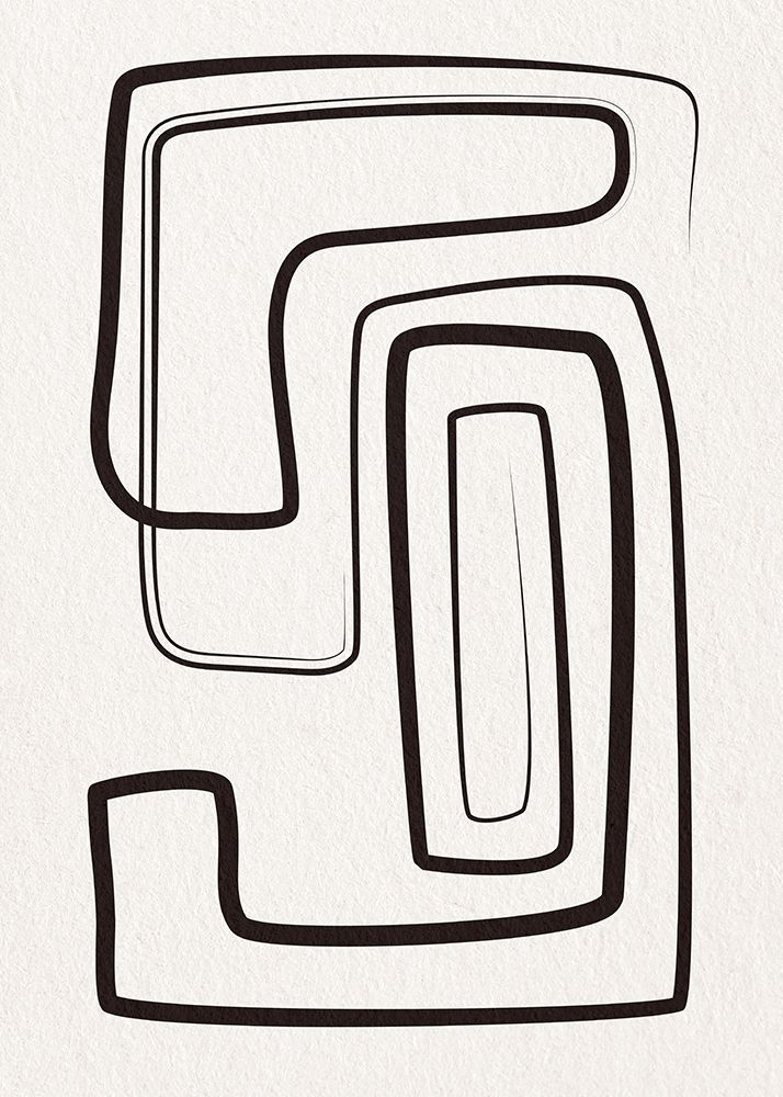 Oneliners-2 art print by Design Fabrikken for $57.95 CAD