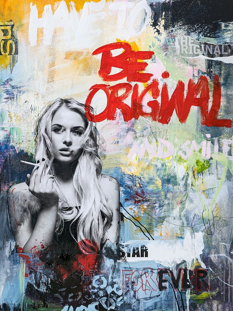 Be Original art print by Design Fabrikken for $57.95 CAD