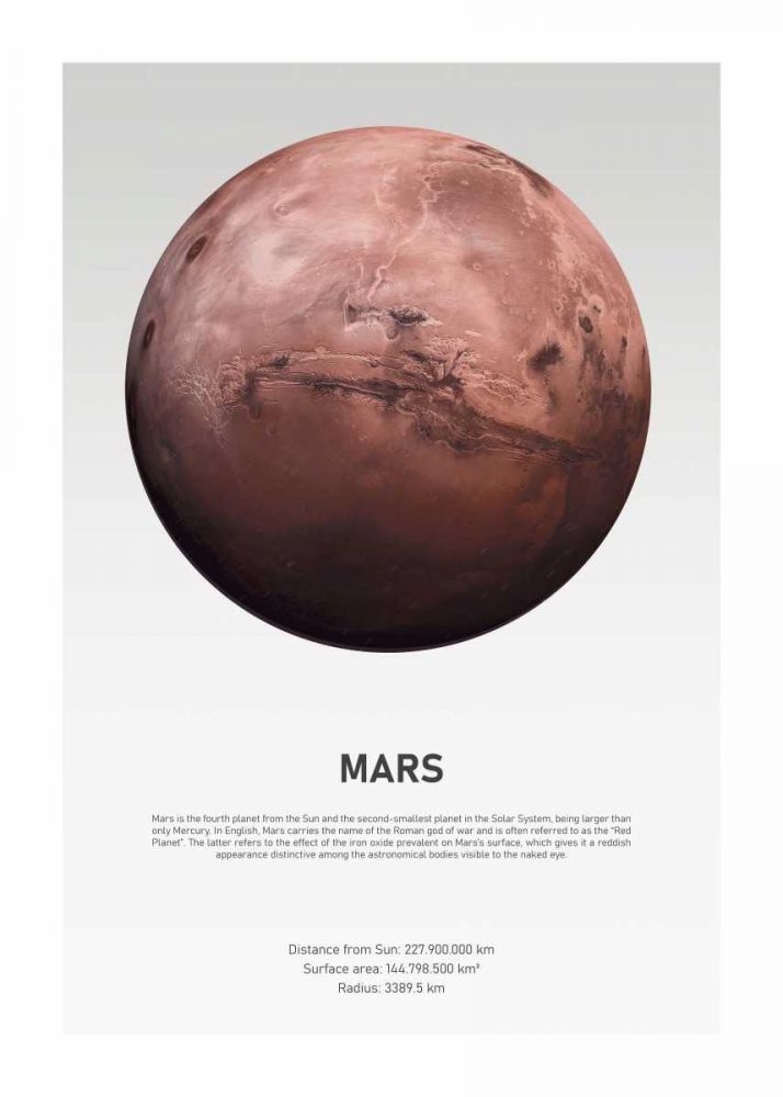 Mars Light art print by Design Fabrikken for $57.95 CAD