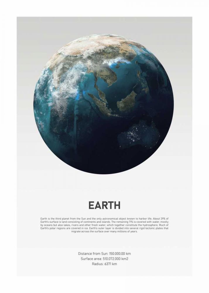Earth Light art print by Design Fabrikken for $57.95 CAD
