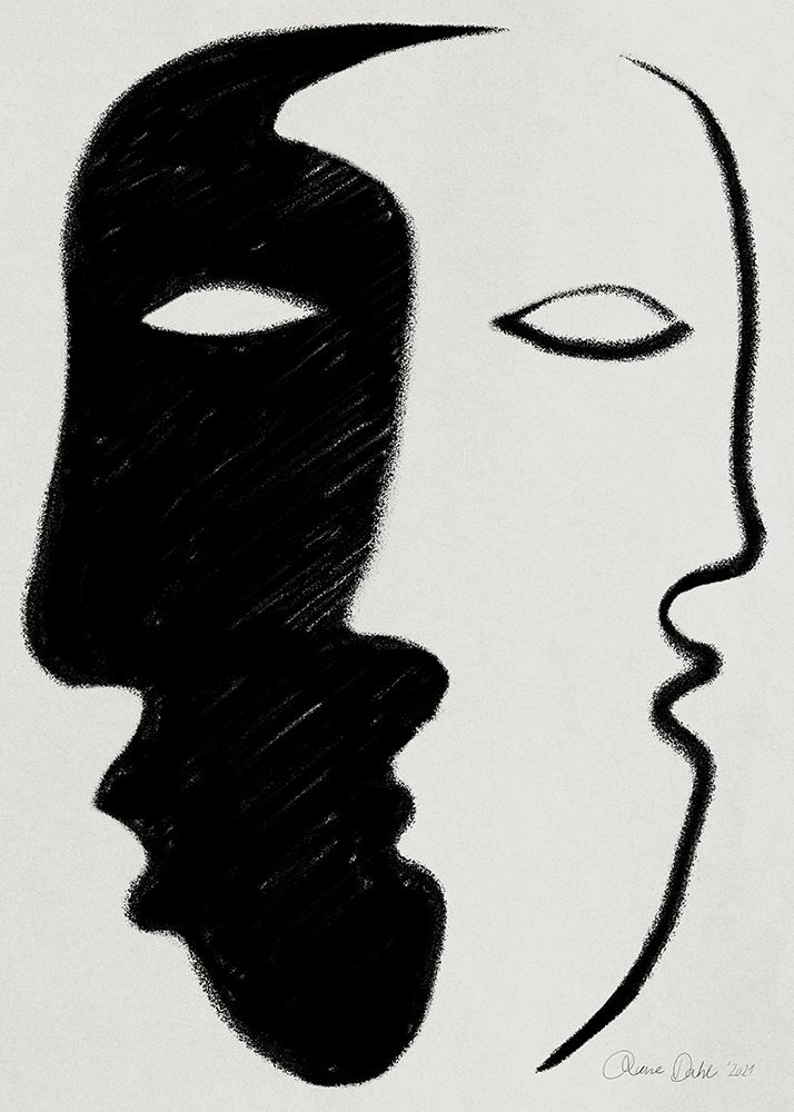 Face to Face art print by Design Fabrikken for $57.95 CAD