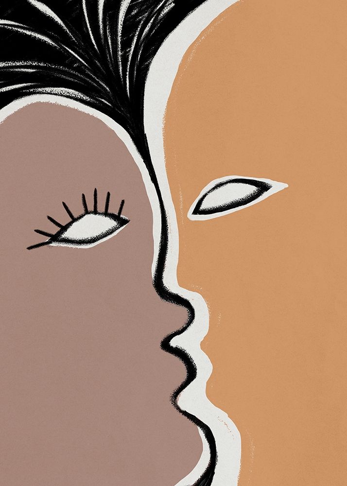 Face to Face 2 art print by Design Fabrikken for $57.95 CAD