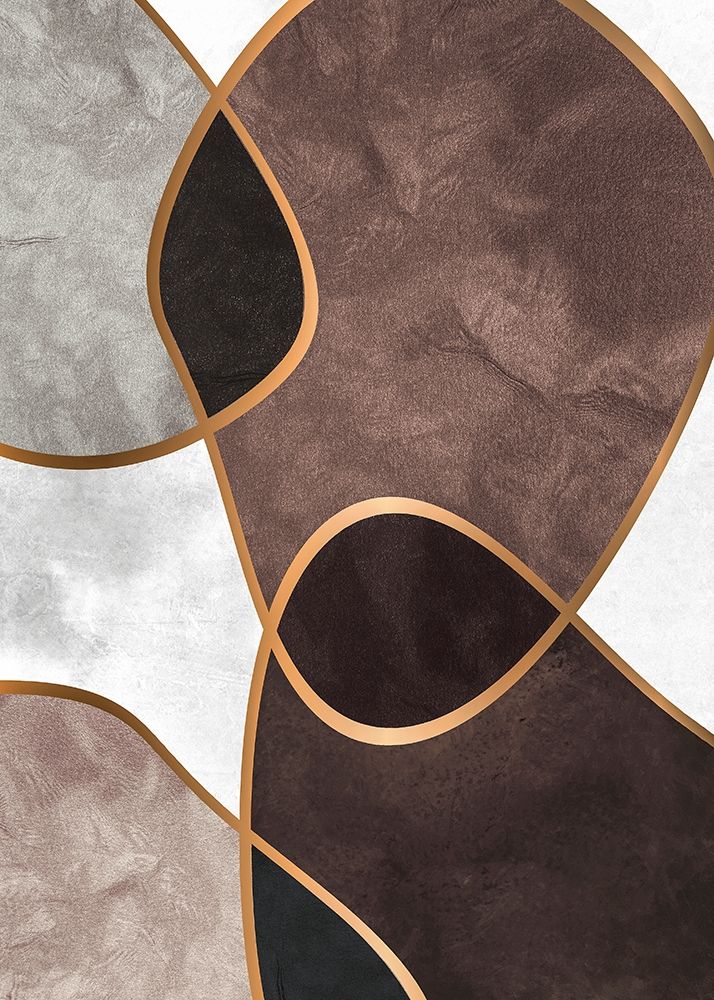Velvet Shapes 3 art print by Design Fabrikken for $57.95 CAD