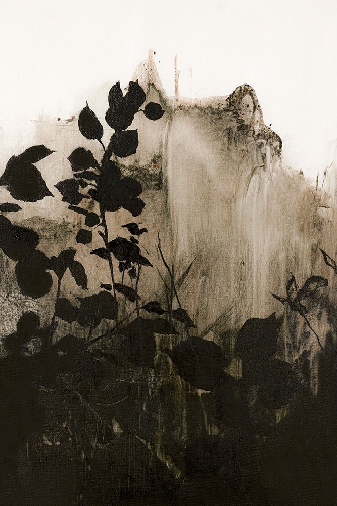 Silhouette Leaves 2 art print by Design Fabrikken for $57.95 CAD