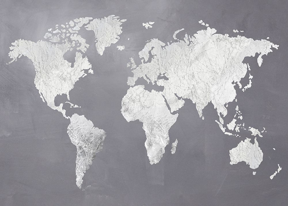 Silver World art print by Design Fabrikken for $57.95 CAD