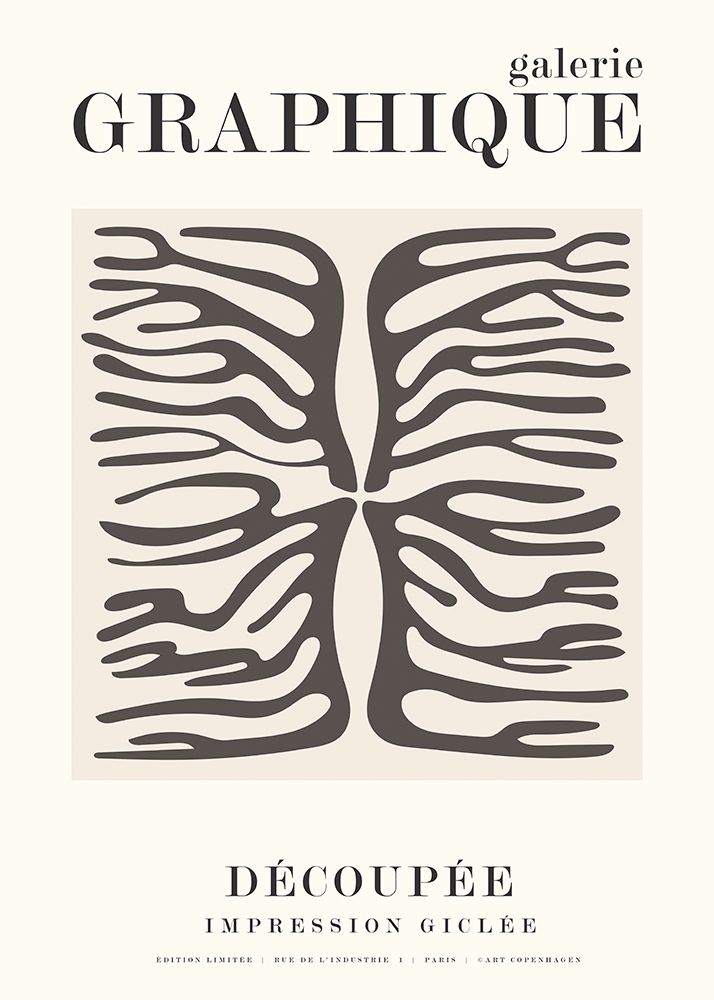 Graphique 10 art print by Design Fabrikken for $57.95 CAD