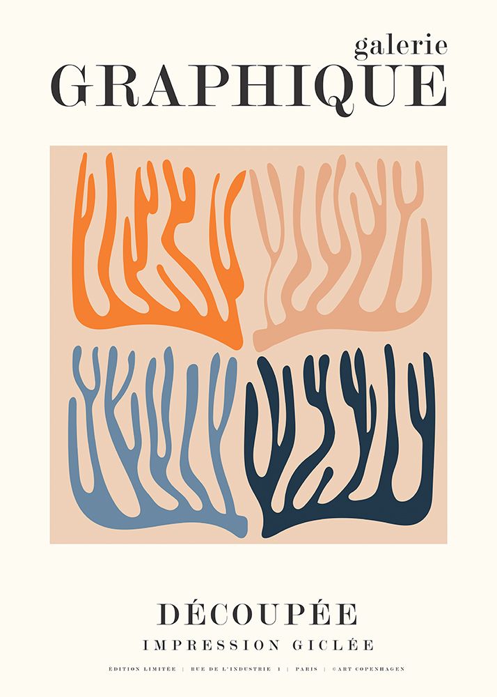Graphique 11 art print by Design Fabrikken for $57.95 CAD