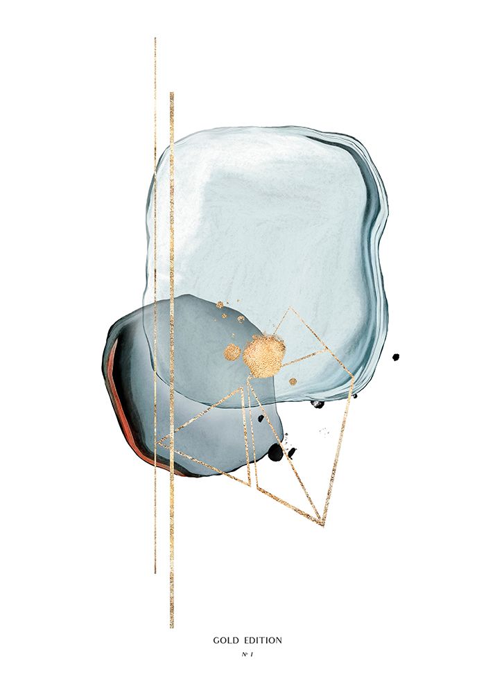 Gold Edition No 1 art print by Design Fabrikken for $57.95 CAD