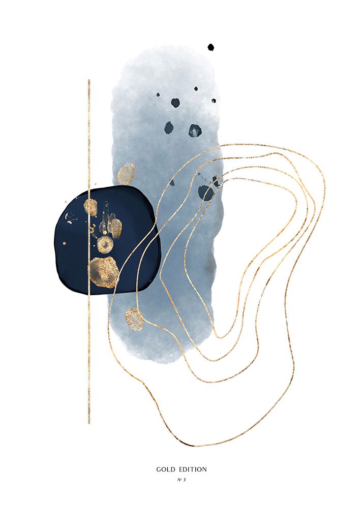 Gold Edition No 3 art print by Design Fabrikken for $57.95 CAD