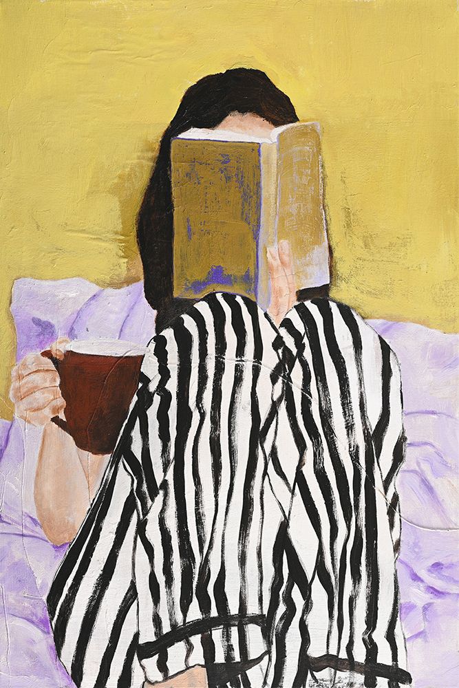Reading art print by Design Fabrikken for $57.95 CAD