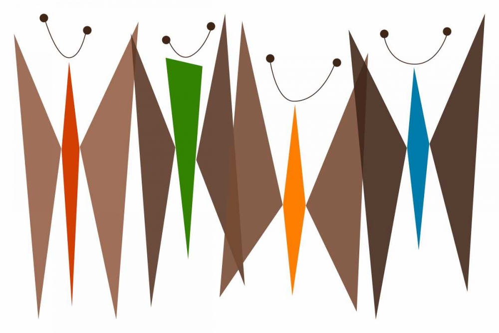 Butterflies - Browns art print by Tonya Newton for $57.95 CAD