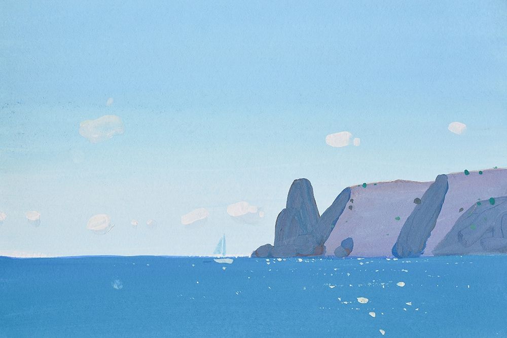 Blue Fiolent art print by Igor Nekraha for $57.95 CAD