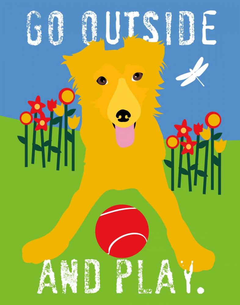 Go Outside and Play art print by Ginger Oliphant for $57.95 CAD
