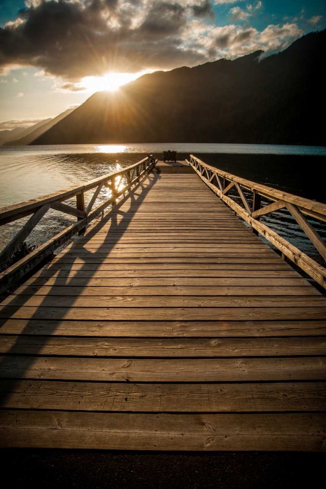 Crescent Lake Sunset art print by Tim Oldford for $57.95 CAD