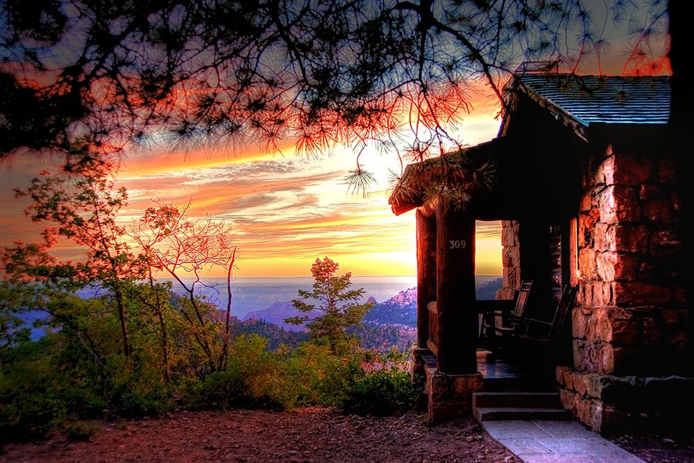 Grand Canyon Cabin art print by Tim Oldford for $57.95 CAD