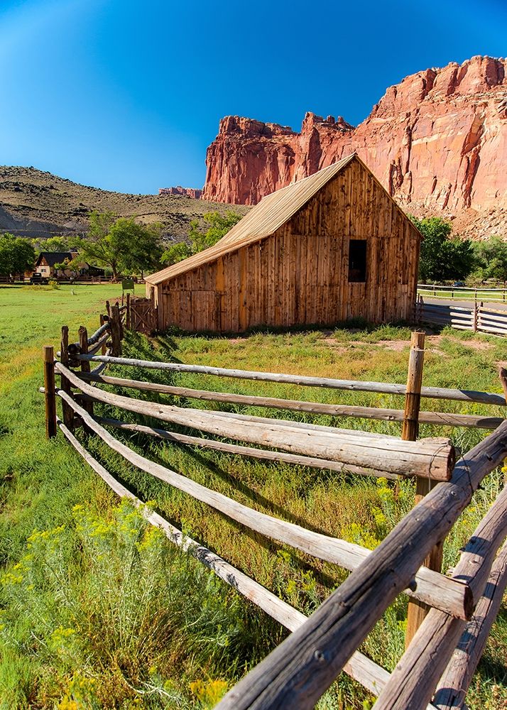 Utah Barn art print by Tim Oldford for $57.95 CAD