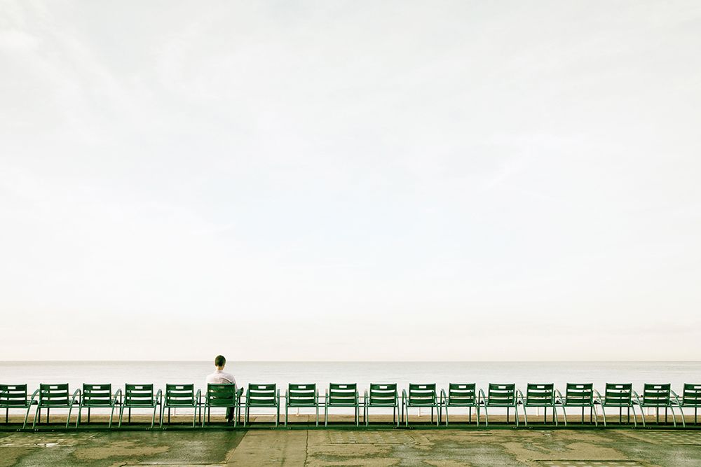 Beach Solitaire art print by Carina Okula for $57.95 CAD