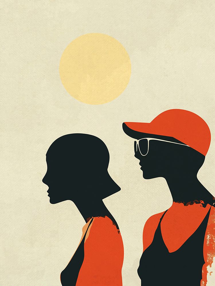Sunny Sisters art print by Layla Oz for $57.95 CAD