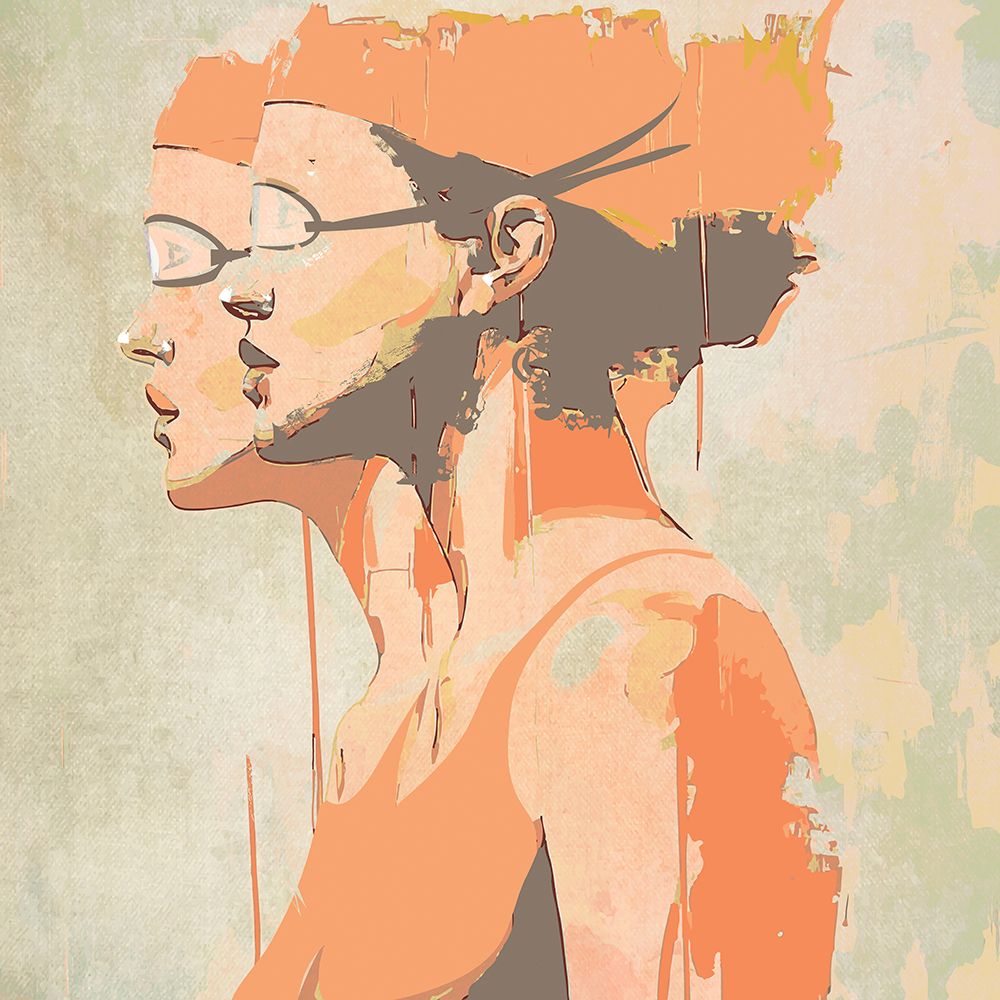 Swimming Twins art print by Layla Oz for $57.95 CAD