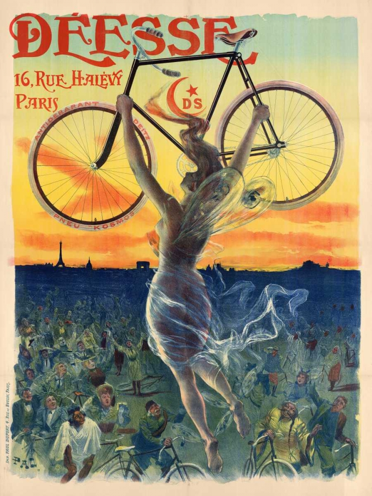 DÃ©esse Cycles art print by Jean de Paleologu (PAL) for $57.95 CAD