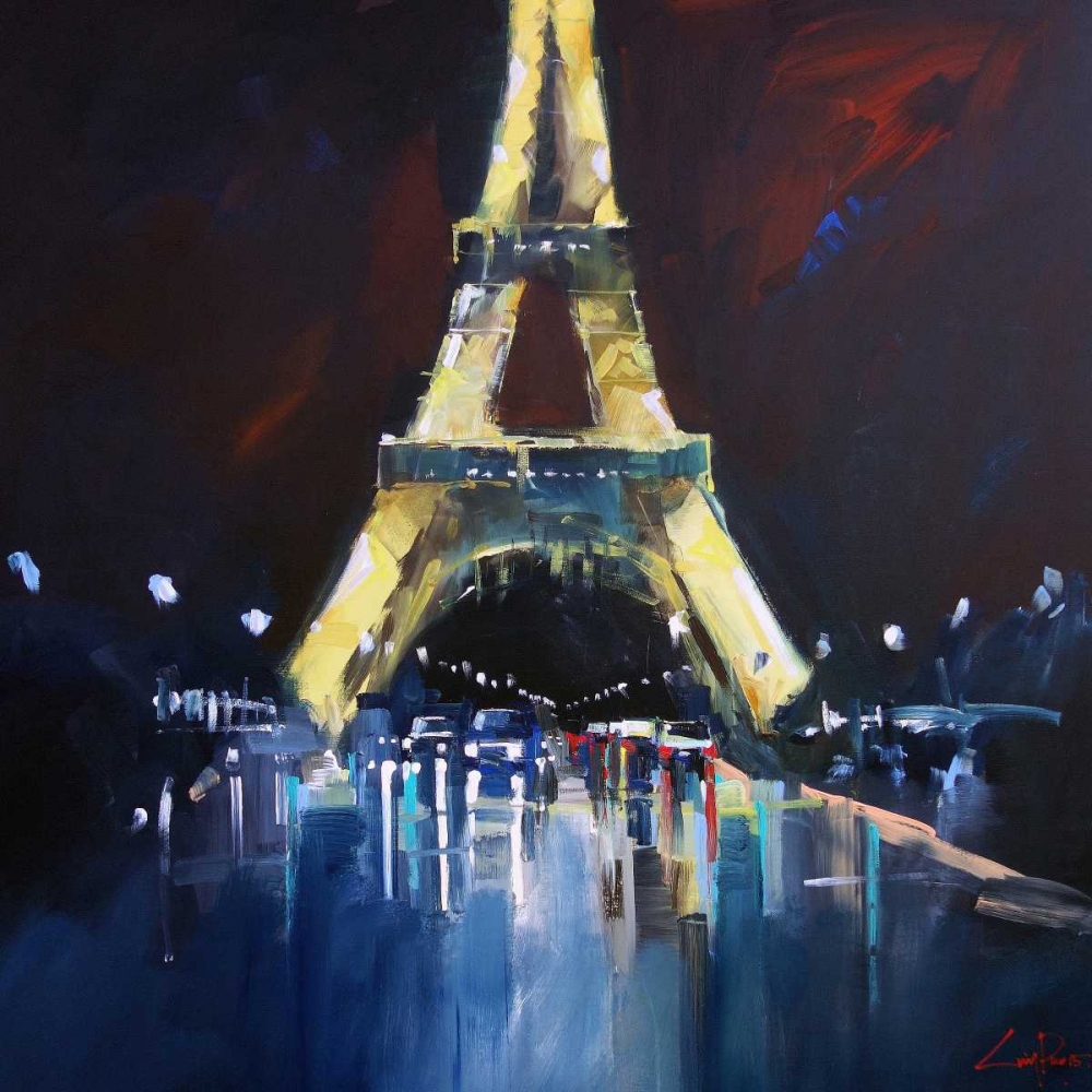 Eiffel Rain art print by Craig Trewin Penny for $57.95 CAD