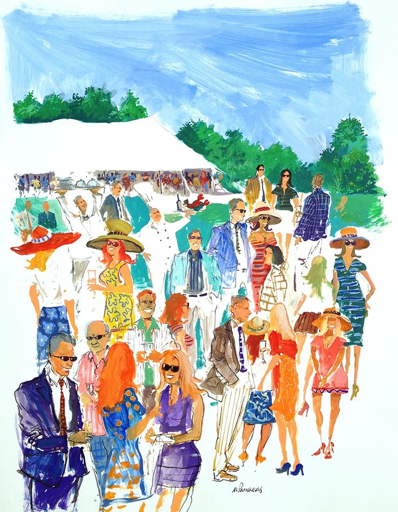 Summer Food Festival art print by Michael Paraskevas for $57.95 CAD