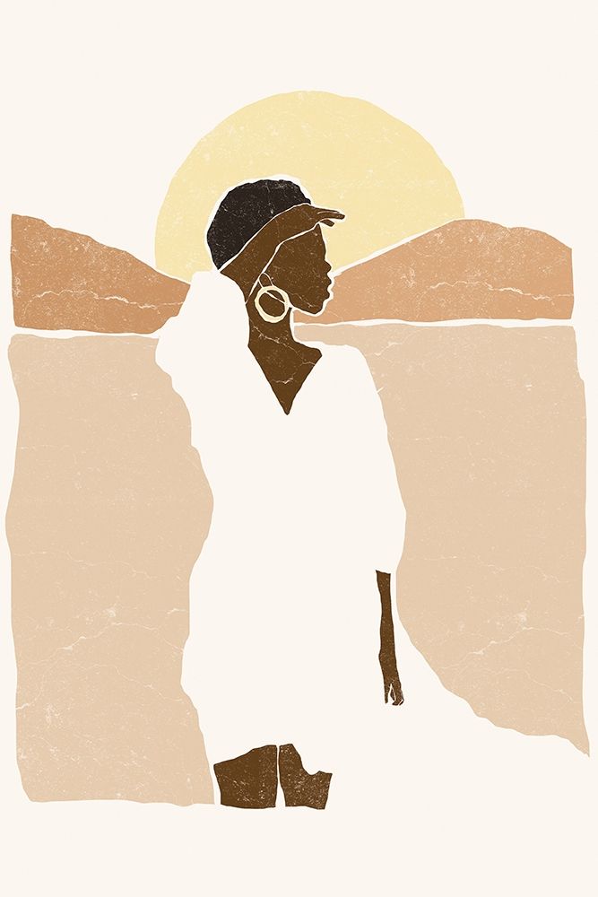 Boho Landscape I art print by Yuyu Pont for $57.95 CAD