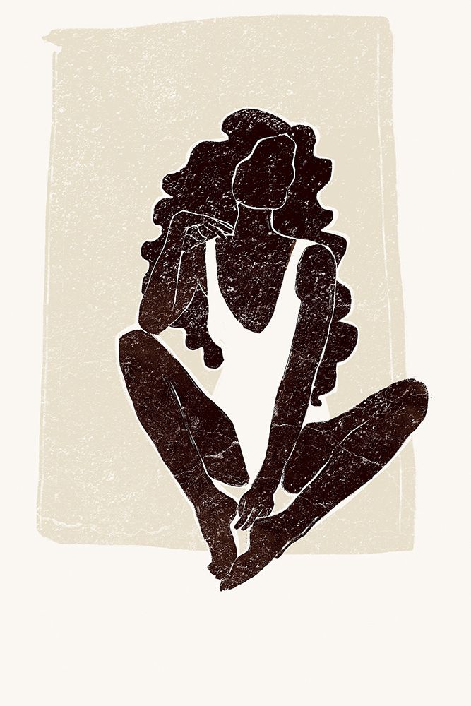 Black and Beige III art print by Yuyu Pont for $57.95 CAD
