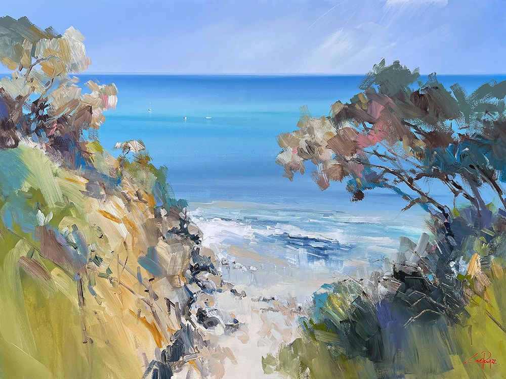 Over the Bay, Towards Melbourne art print by Craig Trewin Penny for $57.95 CAD