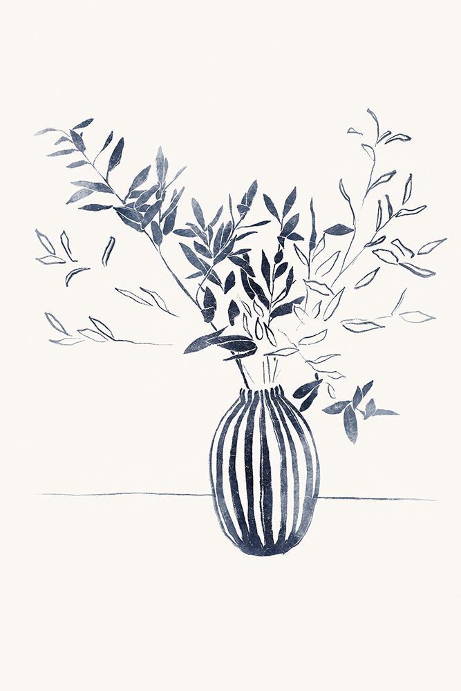 Blue Branches 1 art print by Yuyu Pont for $57.95 CAD