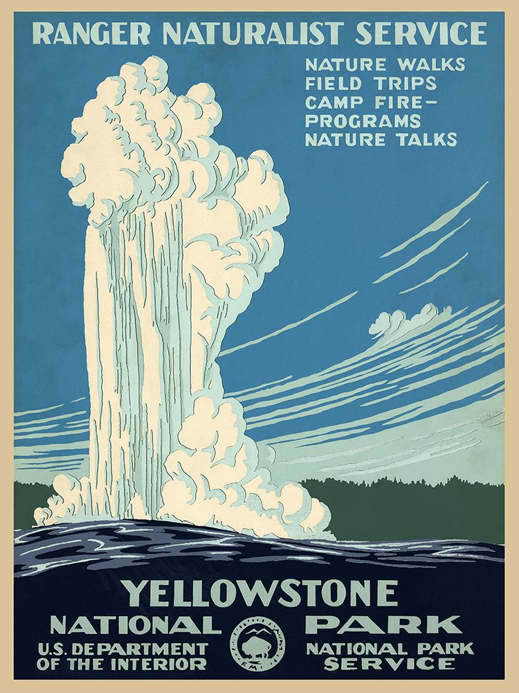 Yellowstone National Park, ca. 1938 art print by C. Don (Chester) Powell for $57.95 CAD