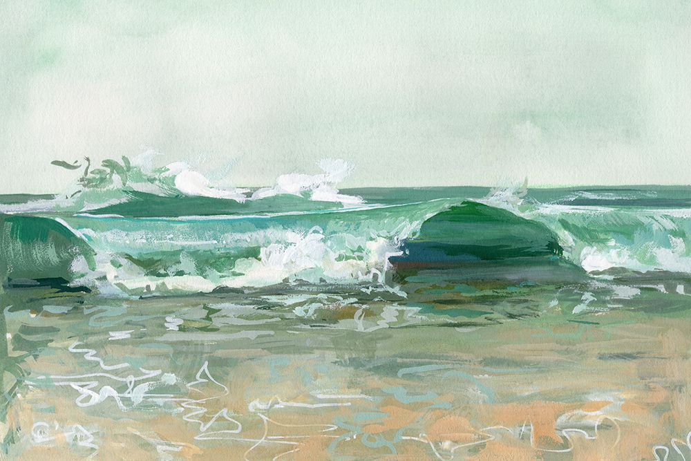 Waves Series  No. 2 art print by Brook Page for $57.95 CAD