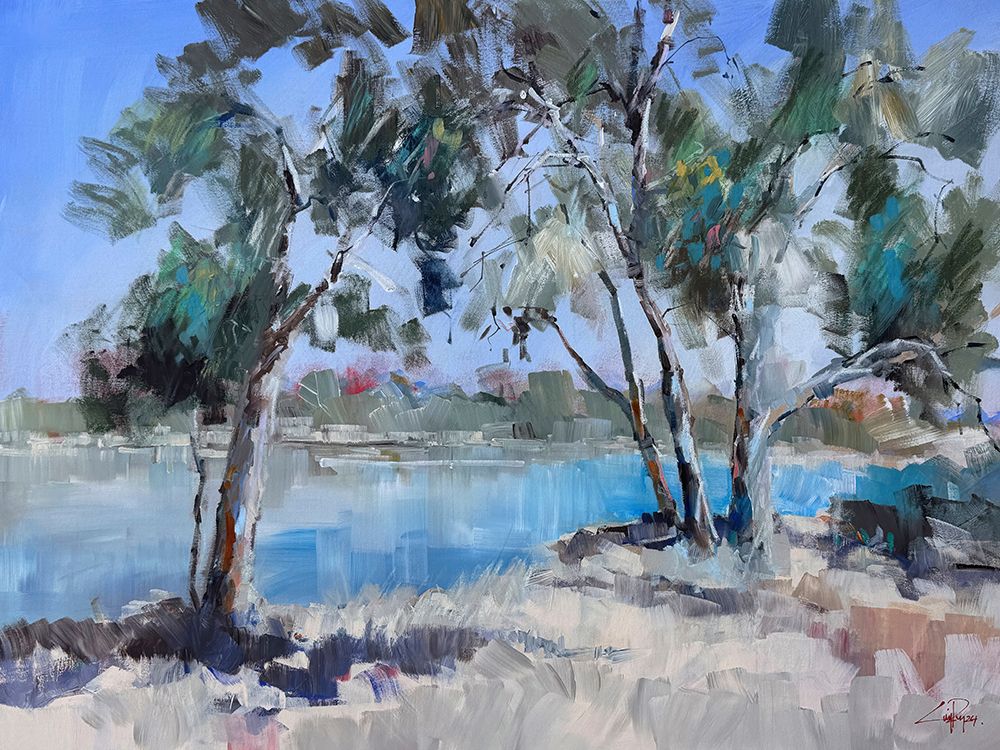 River at Mildura art print by Craig Trewin Penny for $57.95 CAD