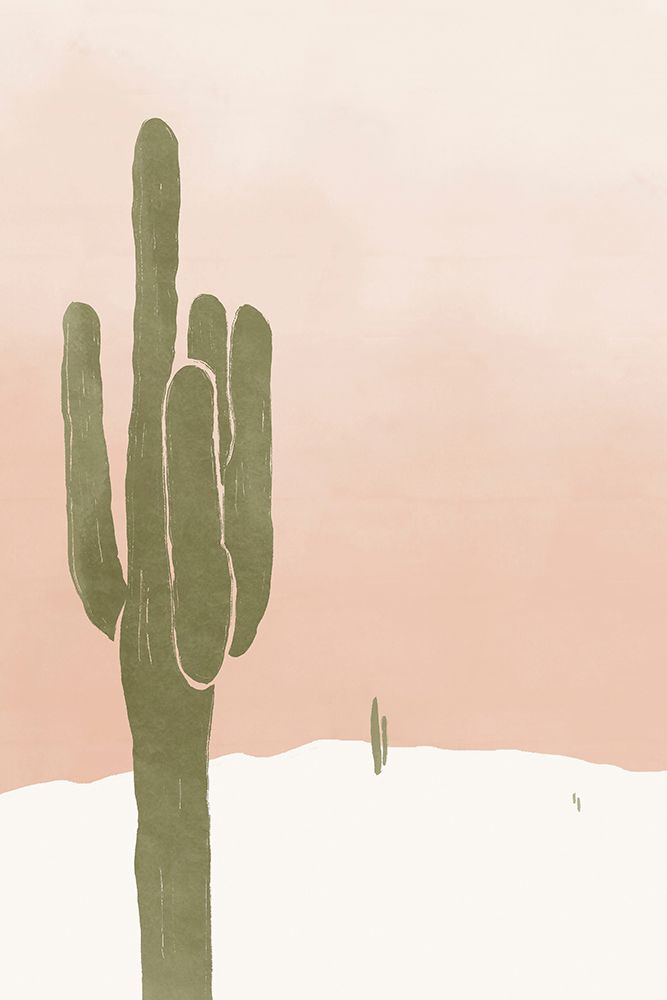 Desert Saguaro I art print by Yuyu Pont for $57.95 CAD