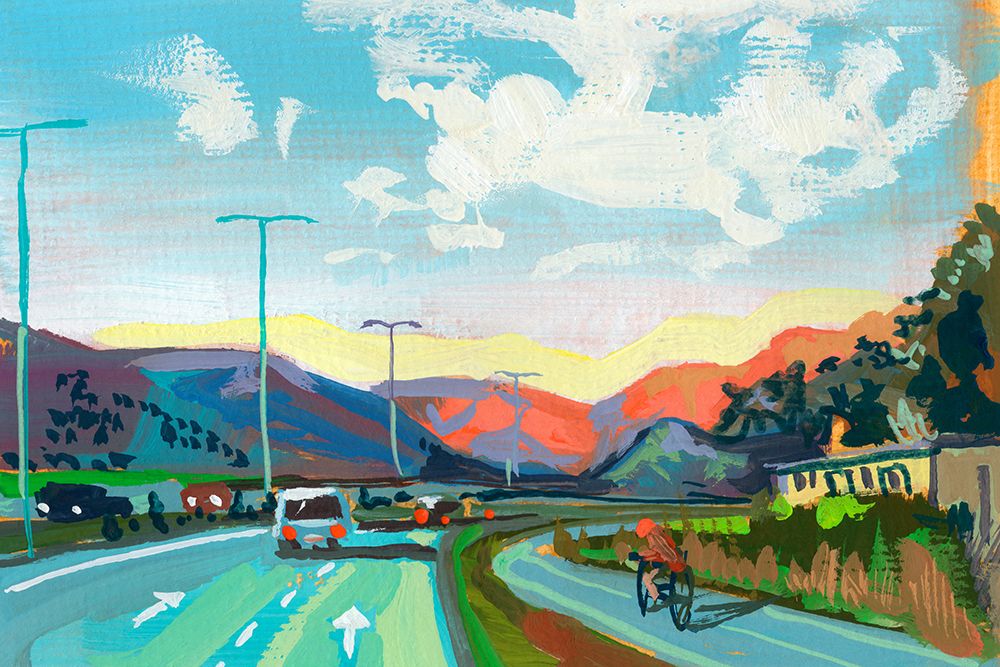 Red Hills art print by Brook Page for $57.95 CAD