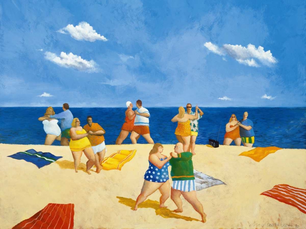 Tango Beach art print by Michael Paraskevas for $57.95 CAD
