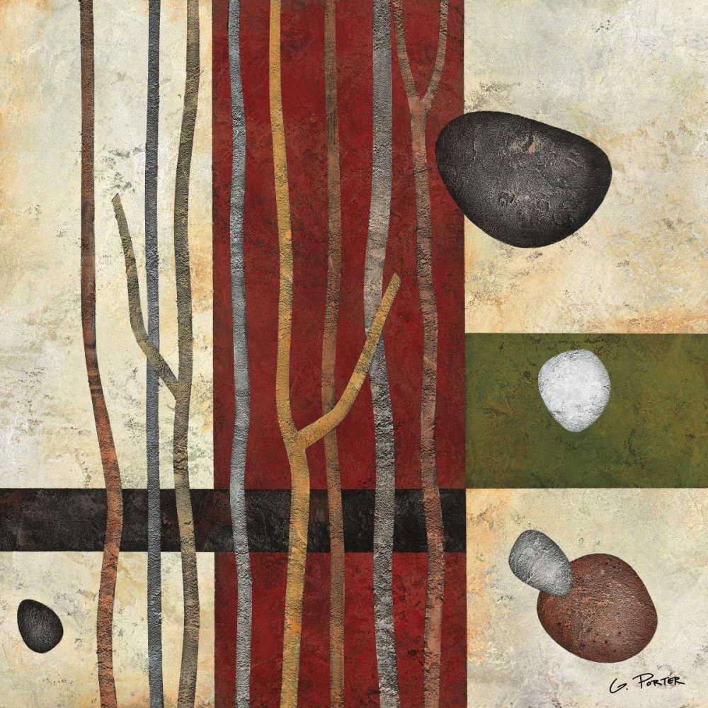 Sticks and Stones V art print by Glenys Porter for $57.95 CAD