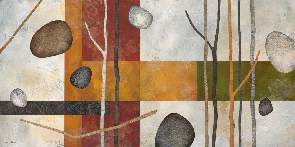 Sticks and Stones IX art print by Glenys Porter for $57.95 CAD