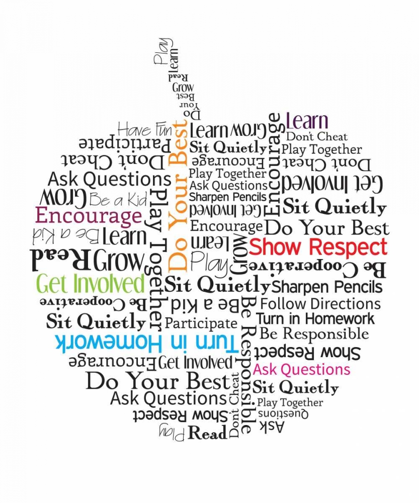 Apple Etiquette art print by Tenisha Proctor for $57.95 CAD