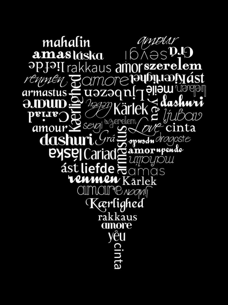 Translation of Love art print by Tenisha Proctor for $57.95 CAD